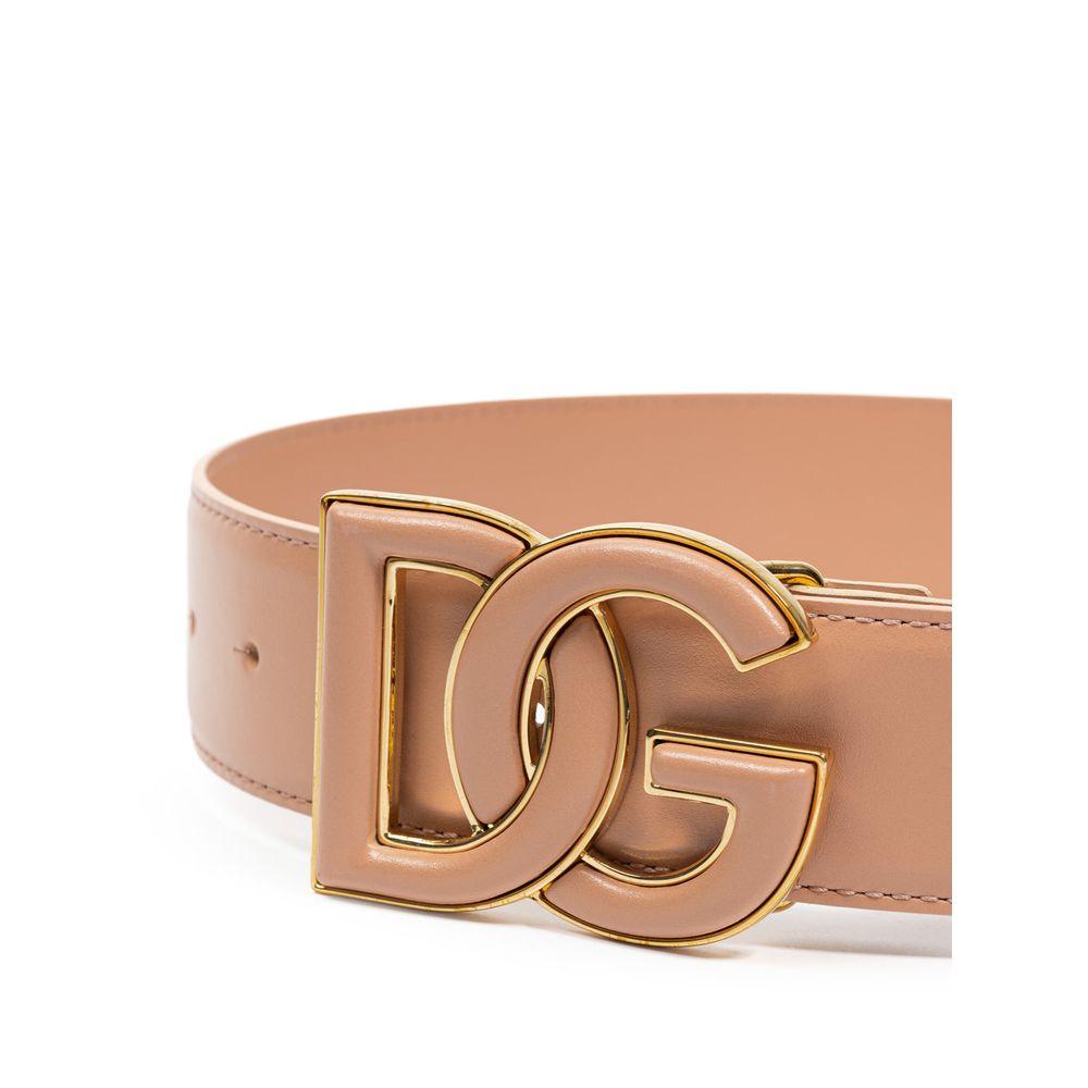 Dolce & Gabbana Pink Leather Belt - Arichezz.store