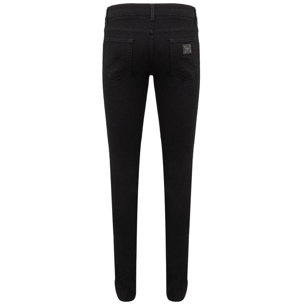 Dolce & Gabbana Black Cotton Jeans - Arichezz.store