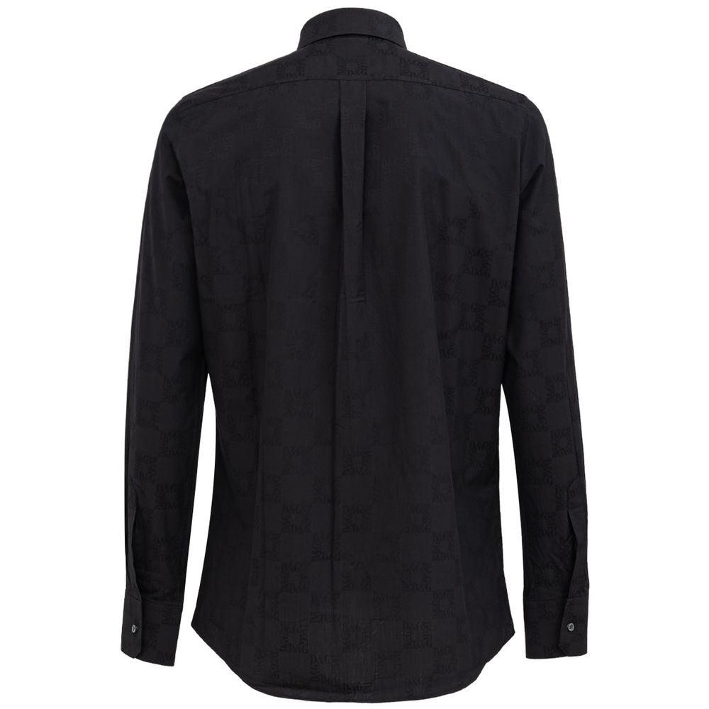 Dolce & Gabbana Black Cotton Shirt - Arichezz.store