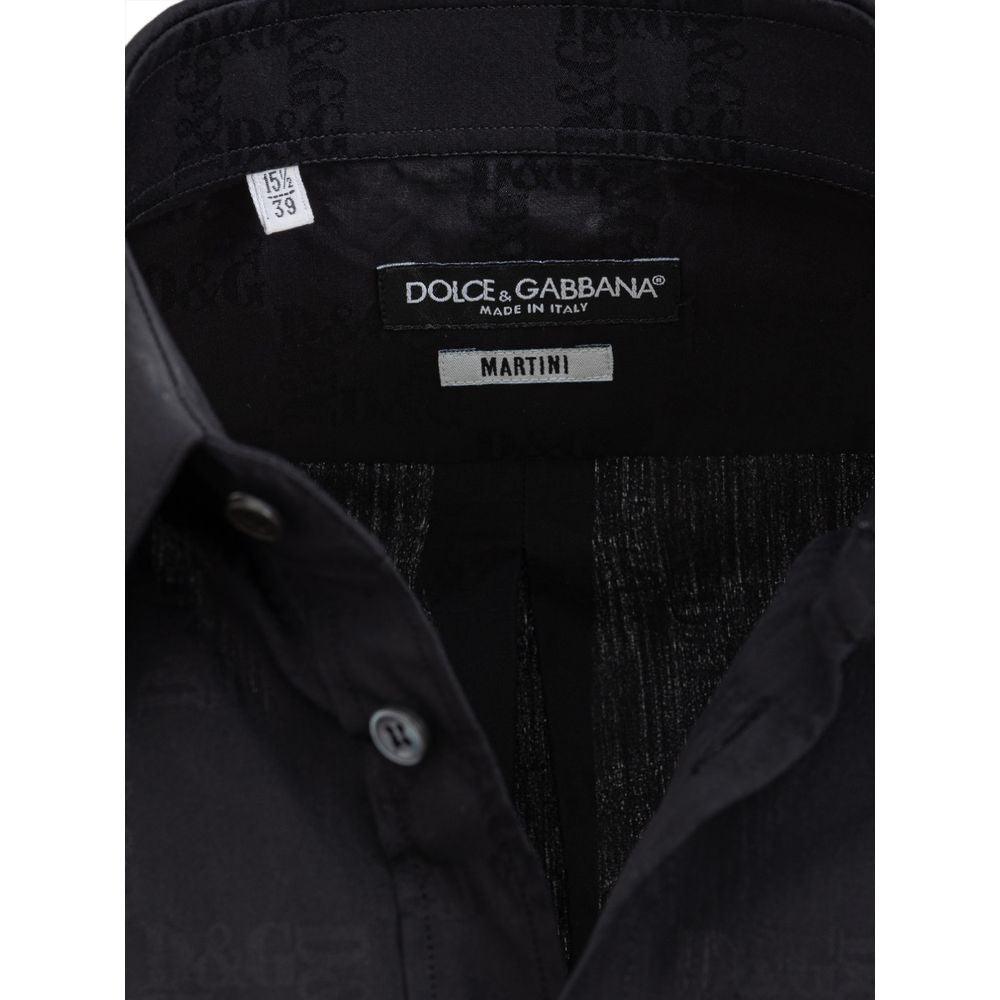 Dolce & Gabbana Black Cotton Shirt - Arichezz.store