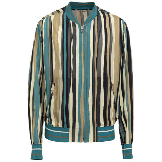 Dolce & Gabbana Multicolor Viscose Jacket - Arichezz.store