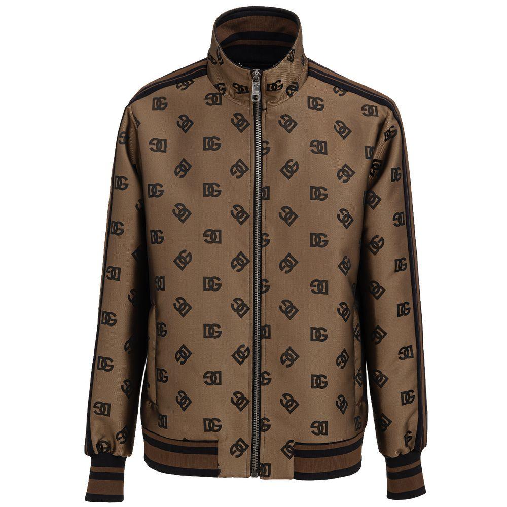 Dolce & Gabbana Bronze Polyester Jacket - Arichezz.store