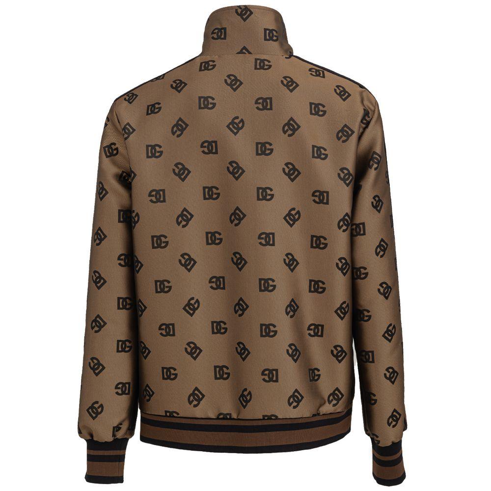 Dolce & Gabbana Bronze Polyester Jacket - Arichezz.store