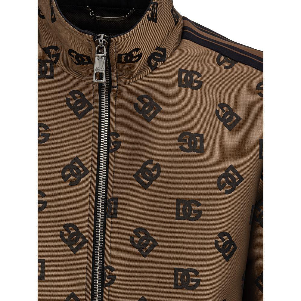 Dolce & Gabbana Bronze Polyester Jacket - Arichezz.store