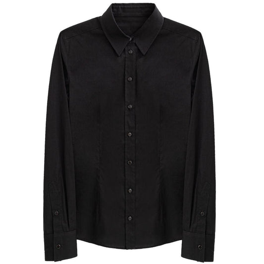 Dolce & Gabbana Black Cotton Shirt - Arichezz.store