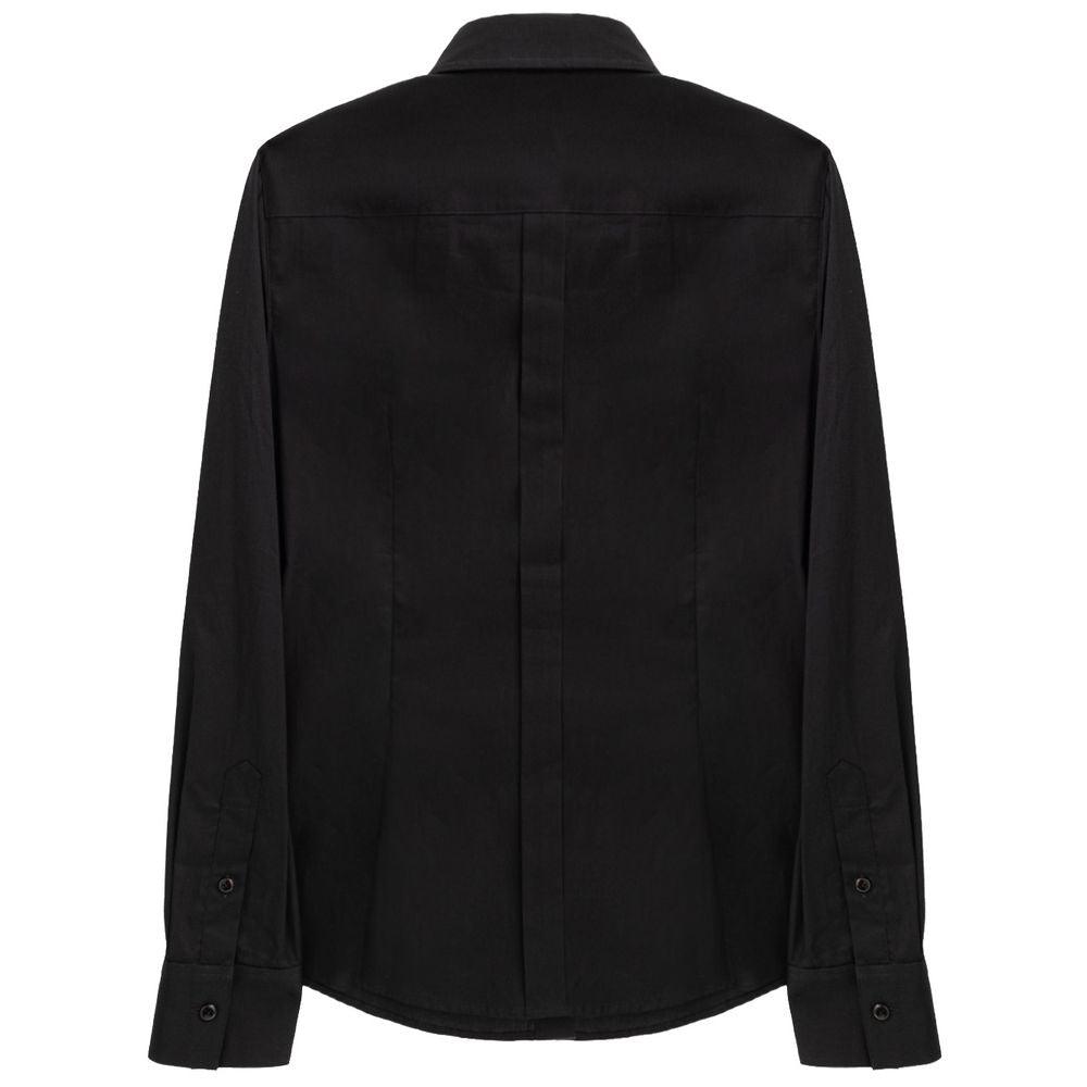 Dolce & Gabbana Black Cotton Shirt - Arichezz.store