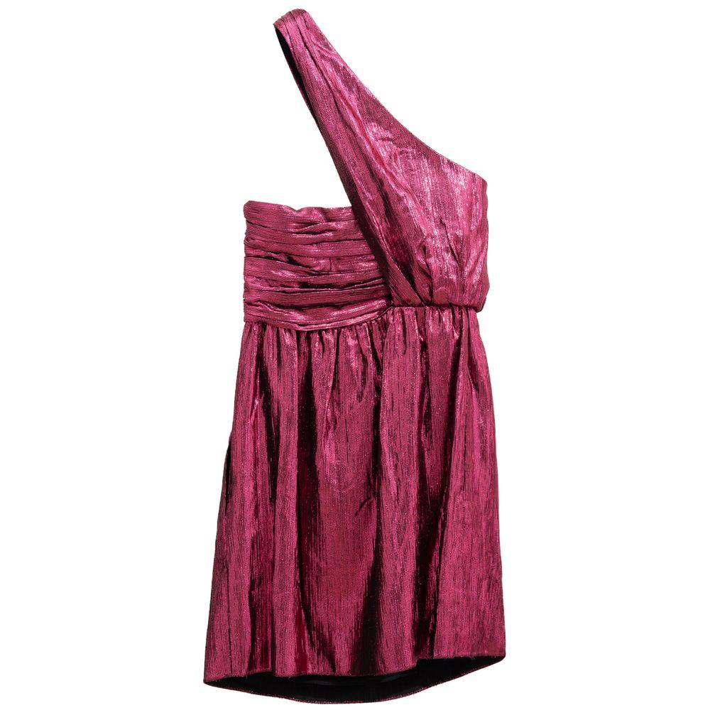 Saint Laurent Fuchsia Viscose Dress - Arichezz.store