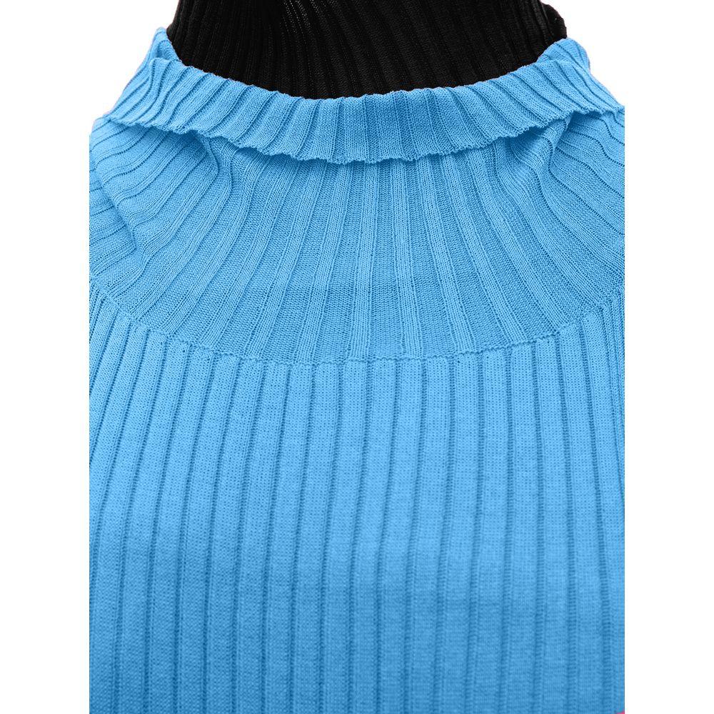 Bottega Veneta Light Blue Cotton Dress - Arichezz.store