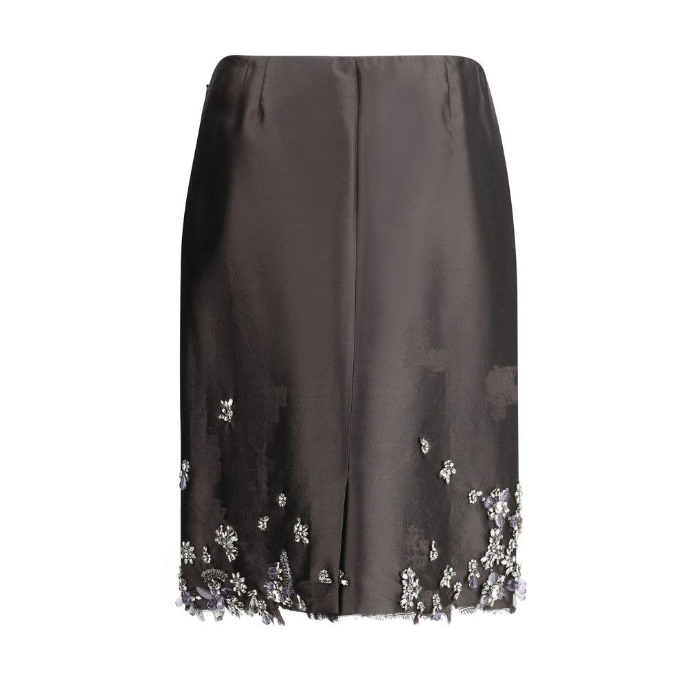 Prada Midi Skirt with crystals - Arichezz.store