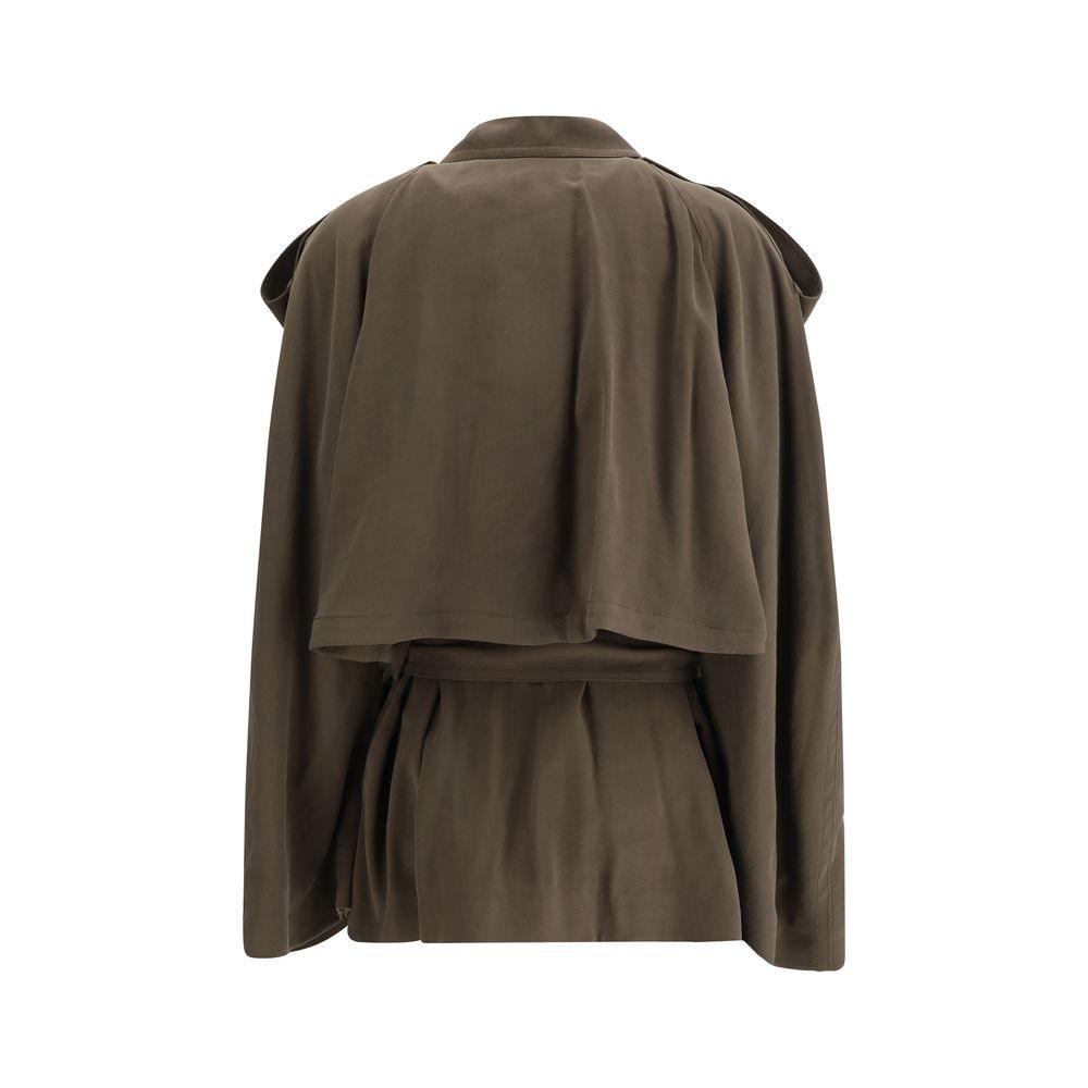 The Andamane Double-breasted Short Trench Coat - Arichezz.store