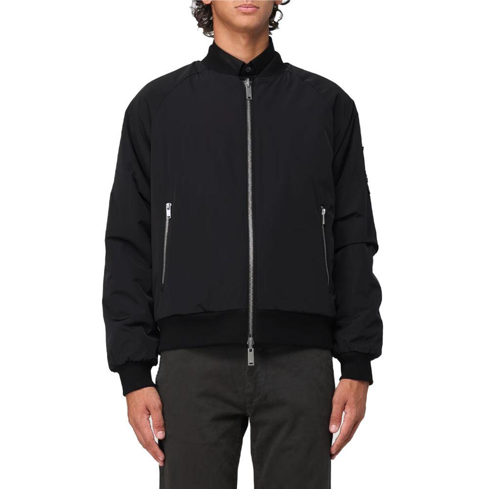 Moose Knuckles Black Nylon Jacket - Arichezz.store