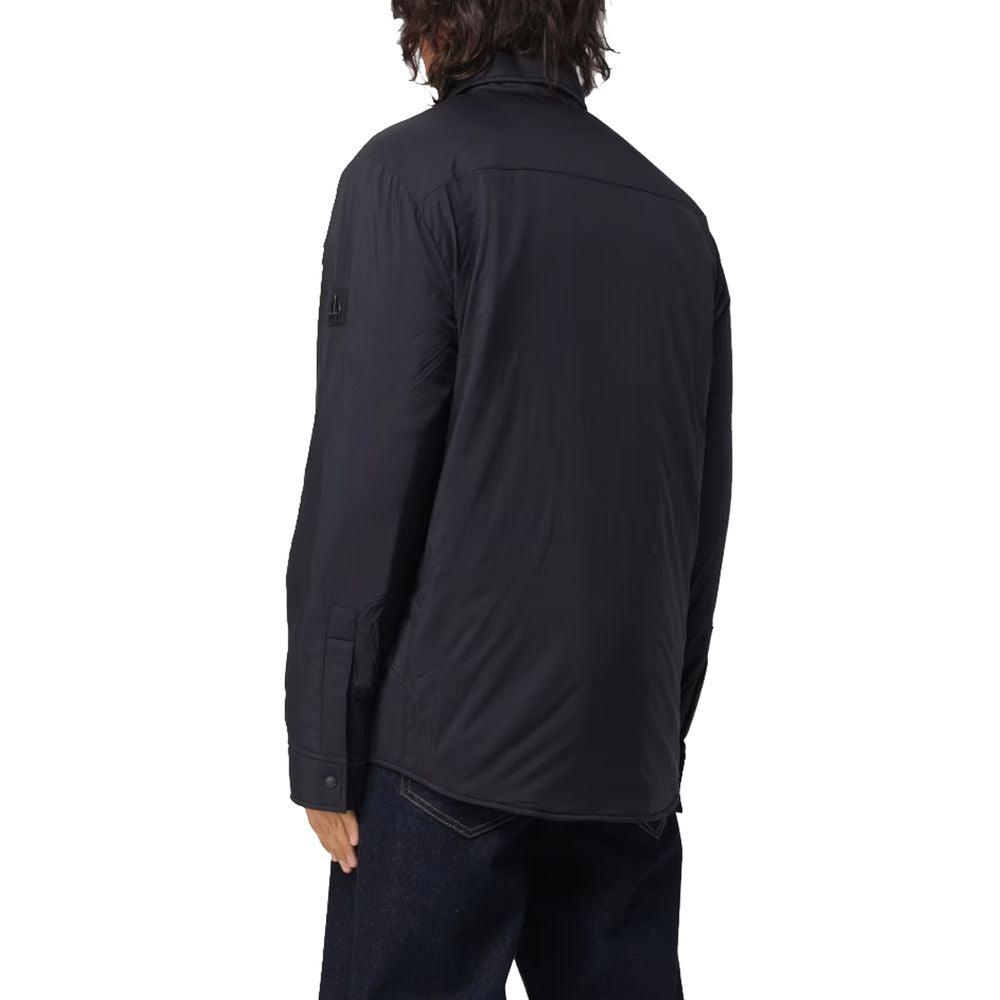 Moose Knuckles Lightweight Black Nylon Jacket - Arichezz.store