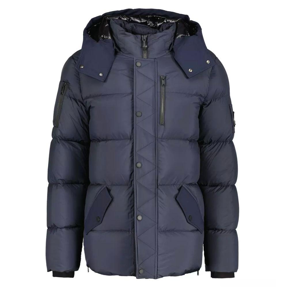 Moose Knuckles Blue Nylon Jacket - Arichezz.store