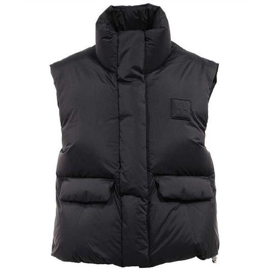 Moose Knuckles Black Nylon Down Vest - Arichezz.store