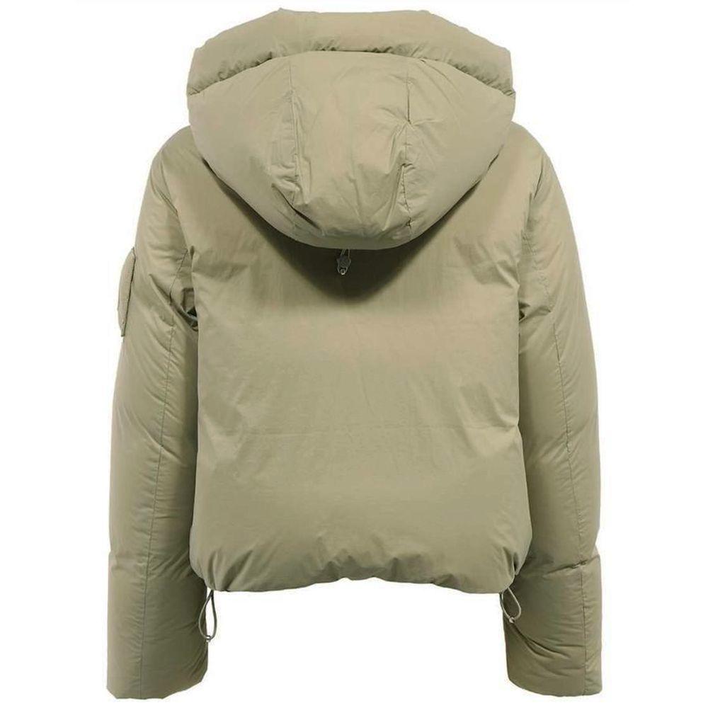 Moose Knuckles Green Nylon Down Jacket - Arichezz.store