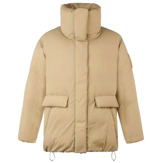 Moose Knuckles Beige Nylon Down Jacket - Arichezz.store