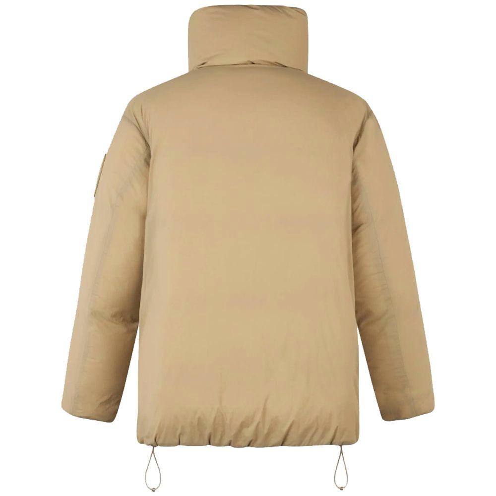 Moose Knuckles Beige Nylon Down Jacket - Arichezz.store