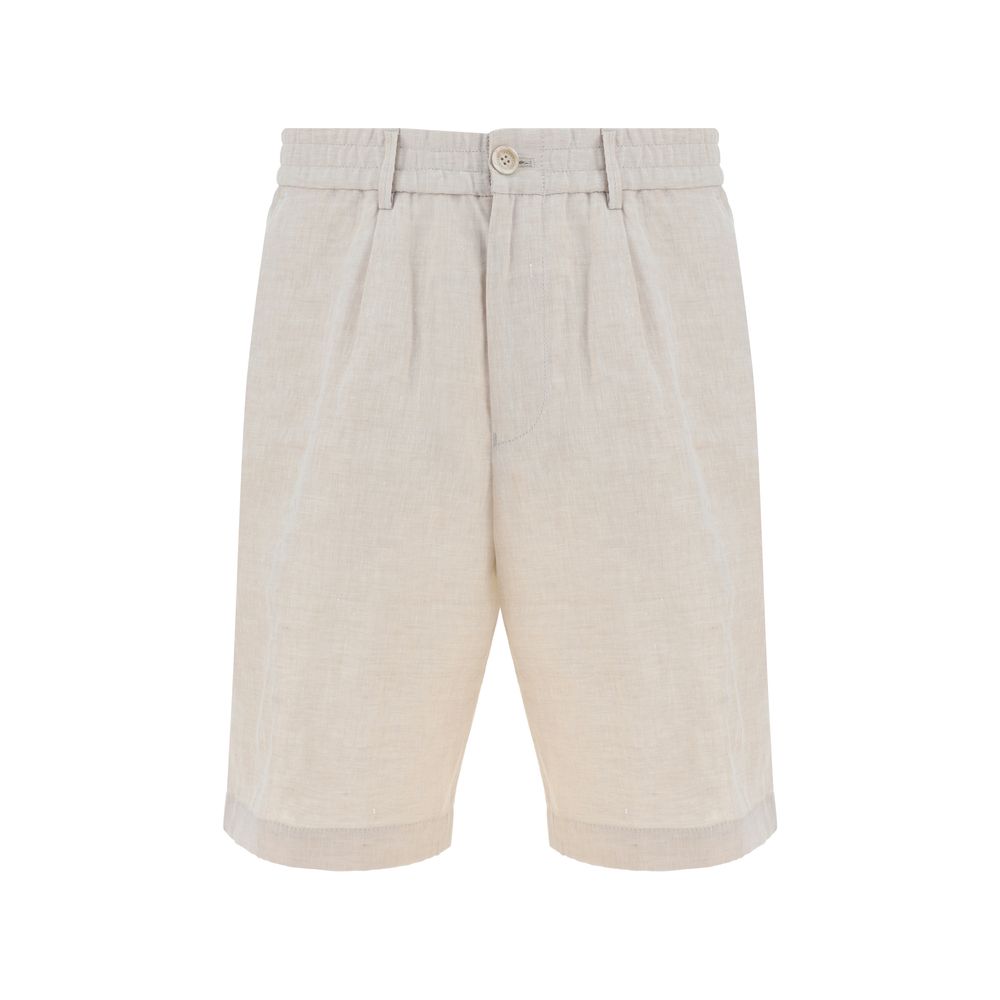 Brunello Cucinelli Linen Shorts - Arichezz.store