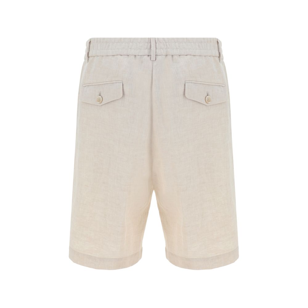 Brunello Cucinelli Linen Shorts - Arichezz.store