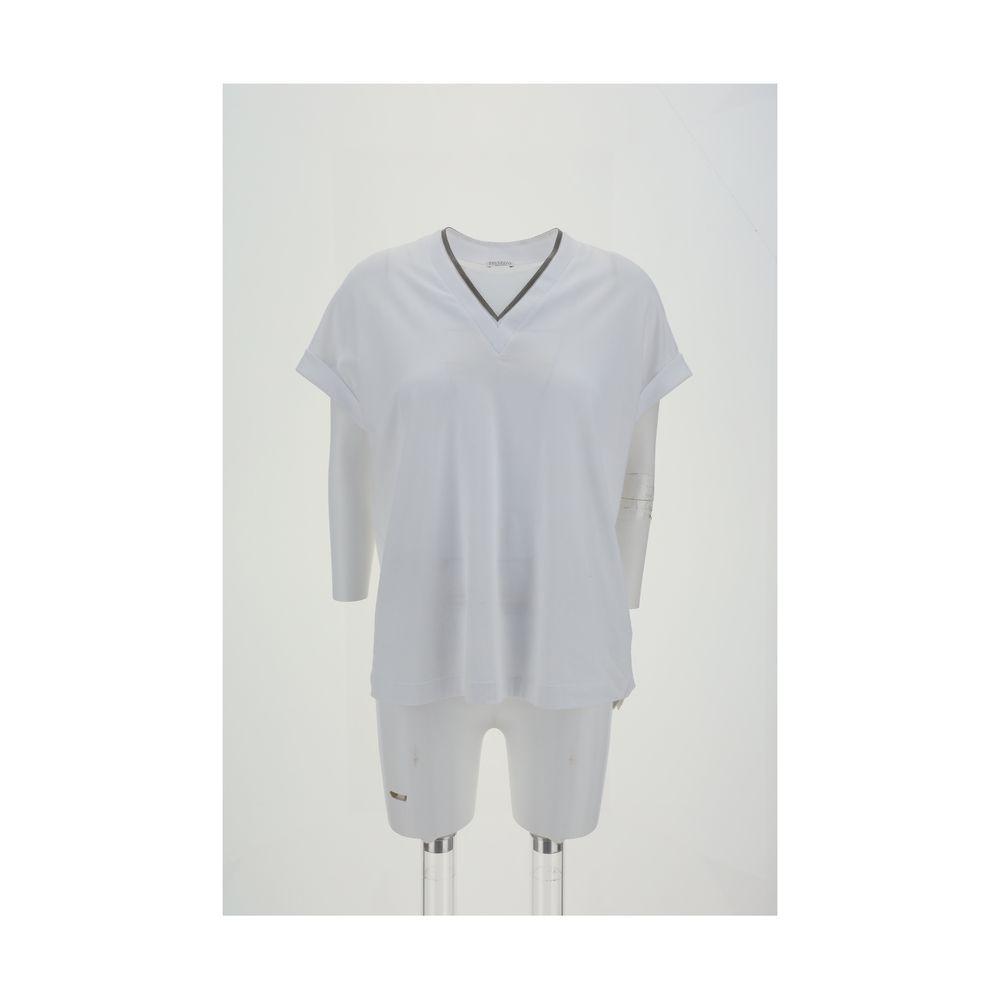 Brunello Cucinelli T-Shirt with embellishments - Arichezz.store