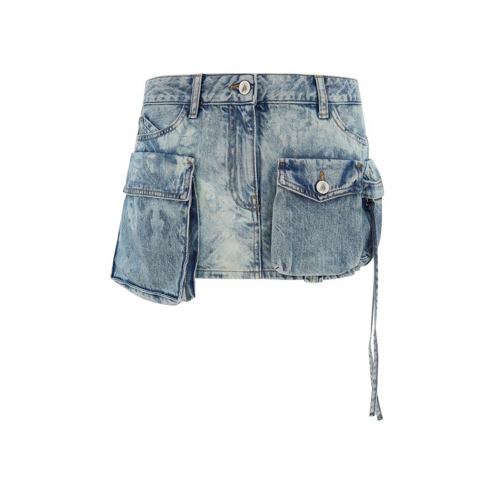 The Attico Denim Mini Skirt - Arichezz.store