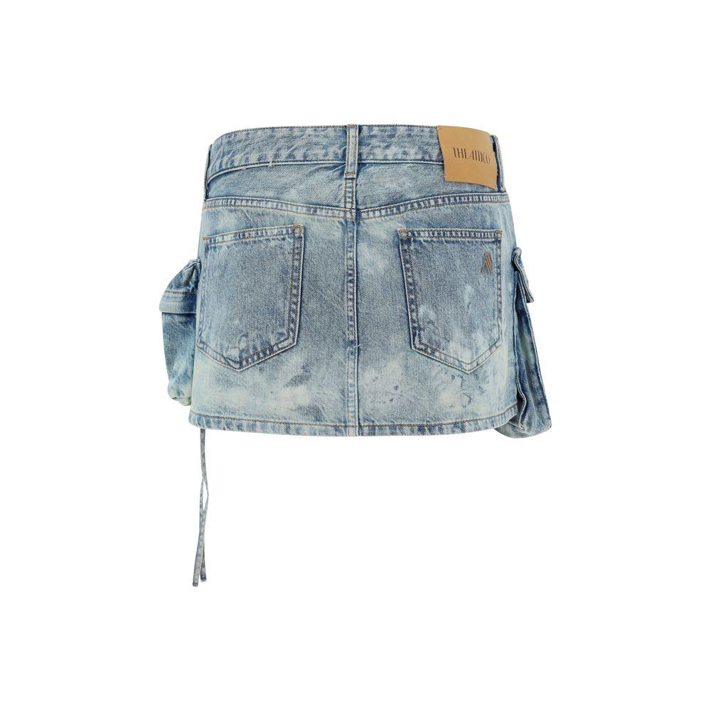 The Attico Denim Mini Skirt - Arichezz.store