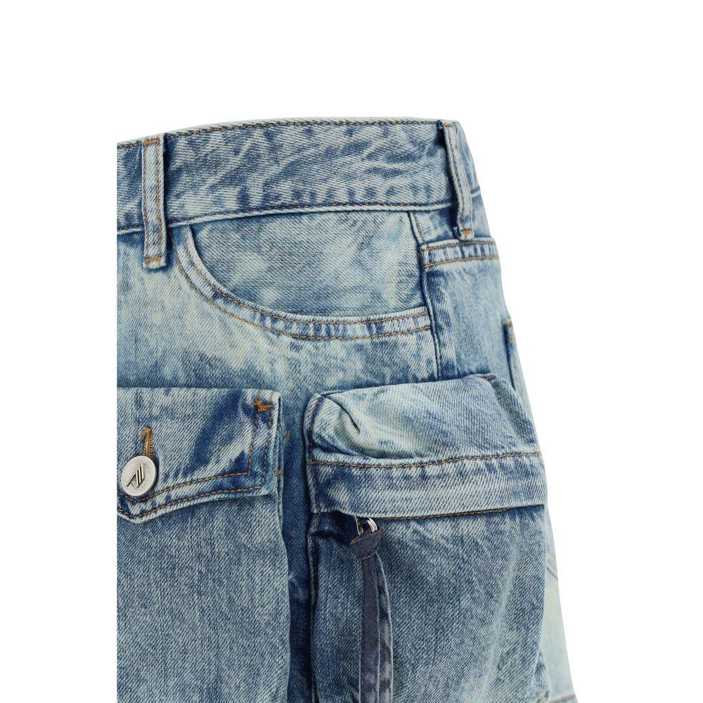 The Attico Denim Mini Skirt - Arichezz.store