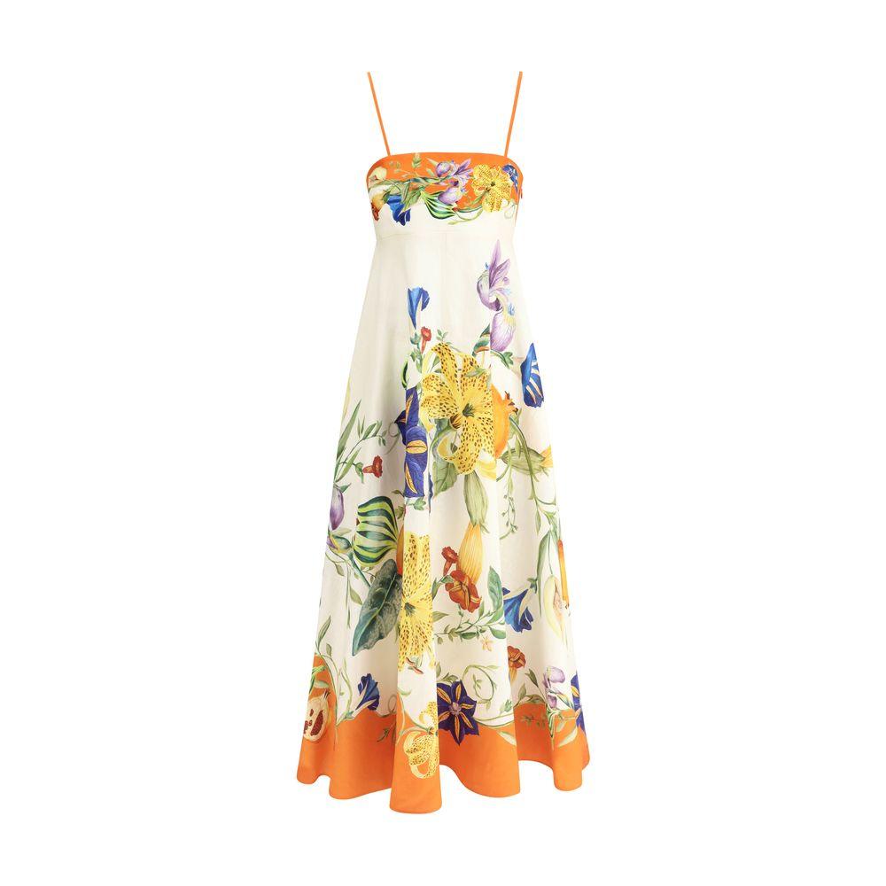 Alemais Flores Long Dress - Arichezz.store