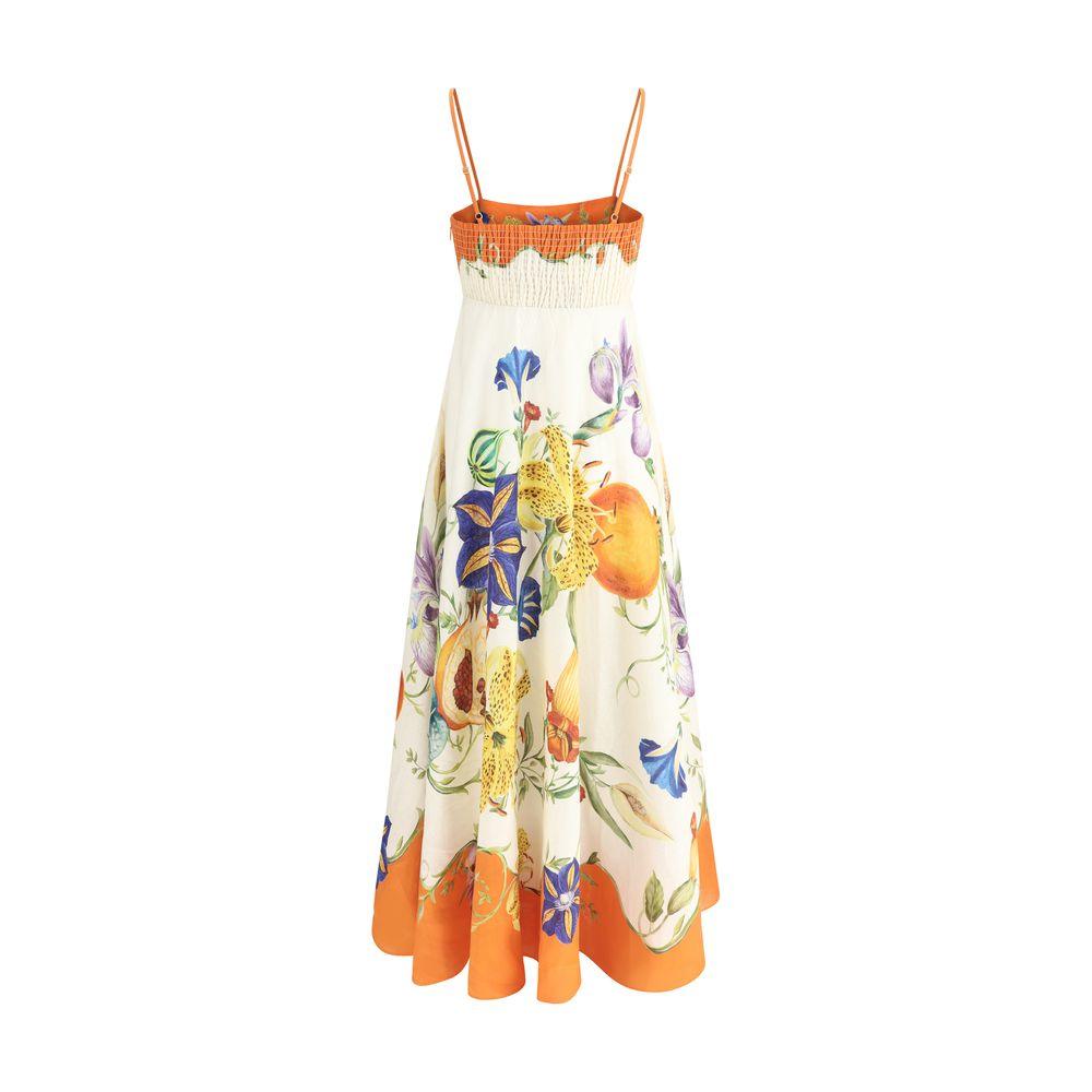 Alemais Flores Long Dress - Arichezz.store