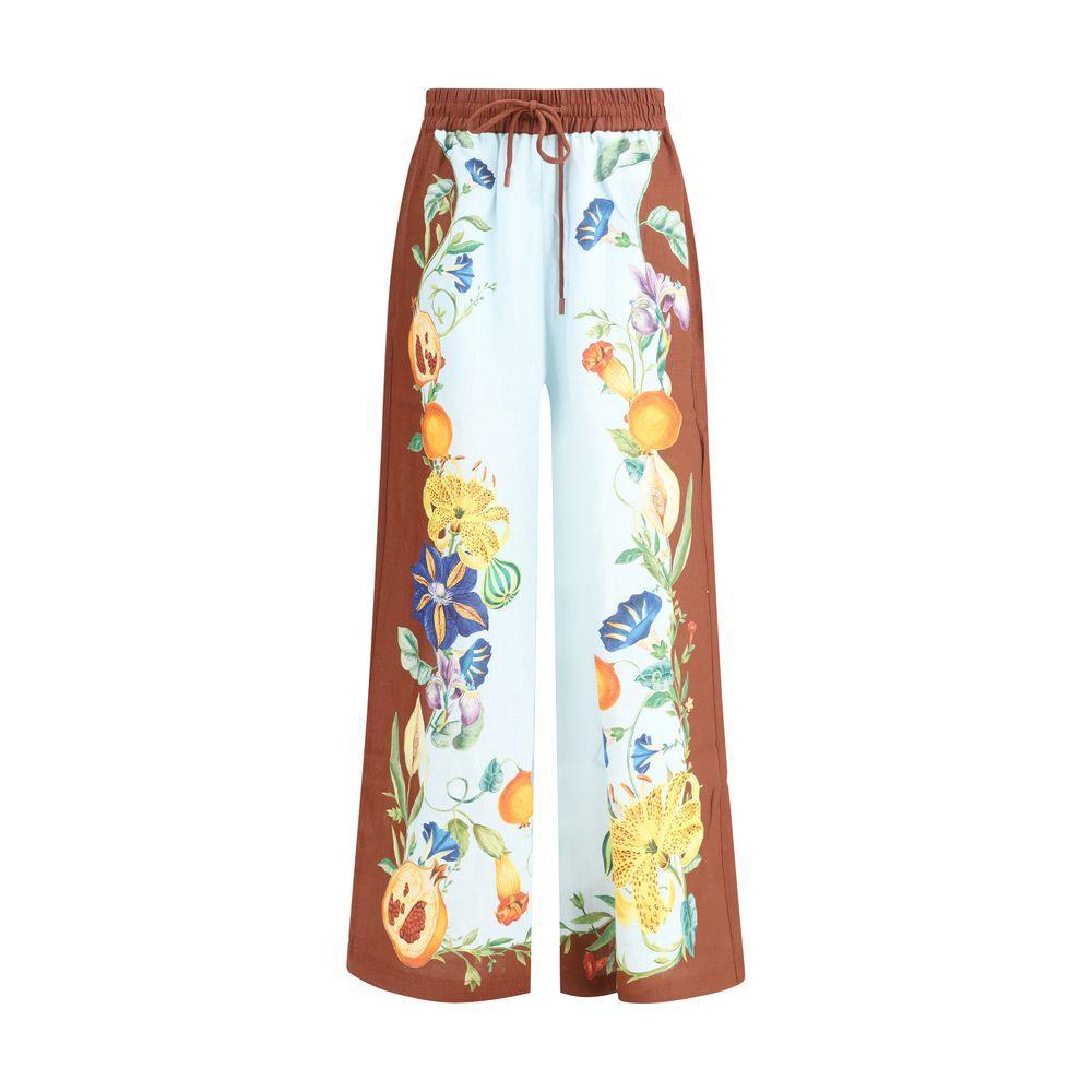 Alemais Dahlia Floral Pants - Arichezz.store