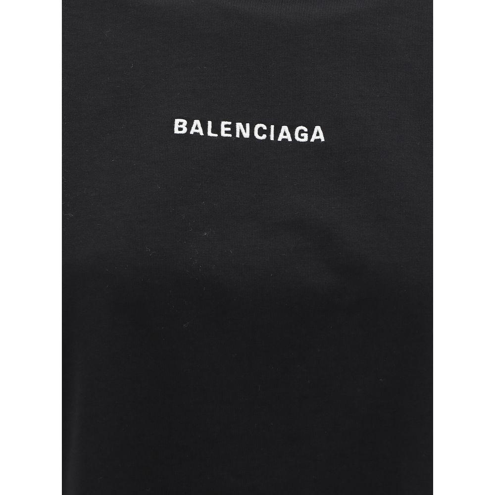 Balenciaga White logo T-shirt - Arichezz.store