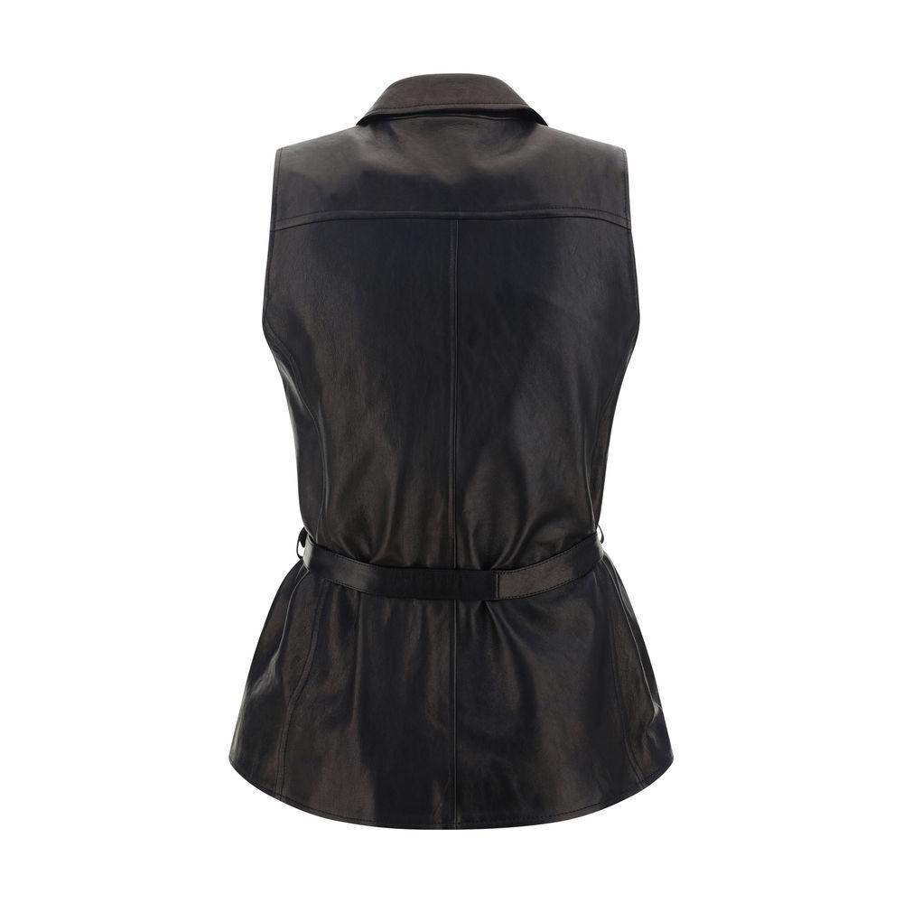 Magda Butrym Leather Vest - Arichezz.store