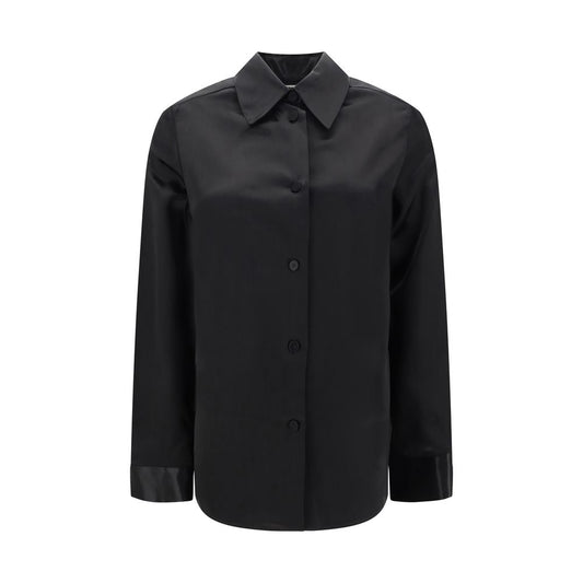 Jil Sander Black satin Shirt - Arichezz.store