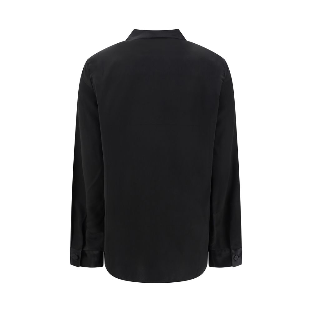 Jil Sander Black satin Shirt - Arichezz.store