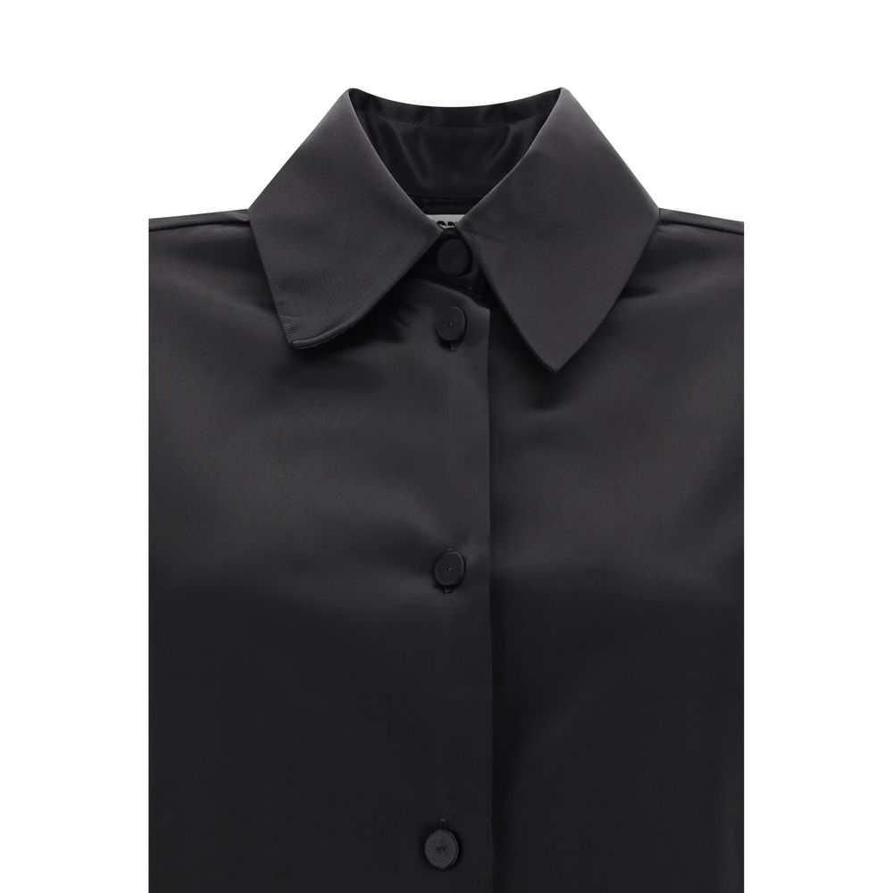 Jil Sander Black satin Shirt - Arichezz.store