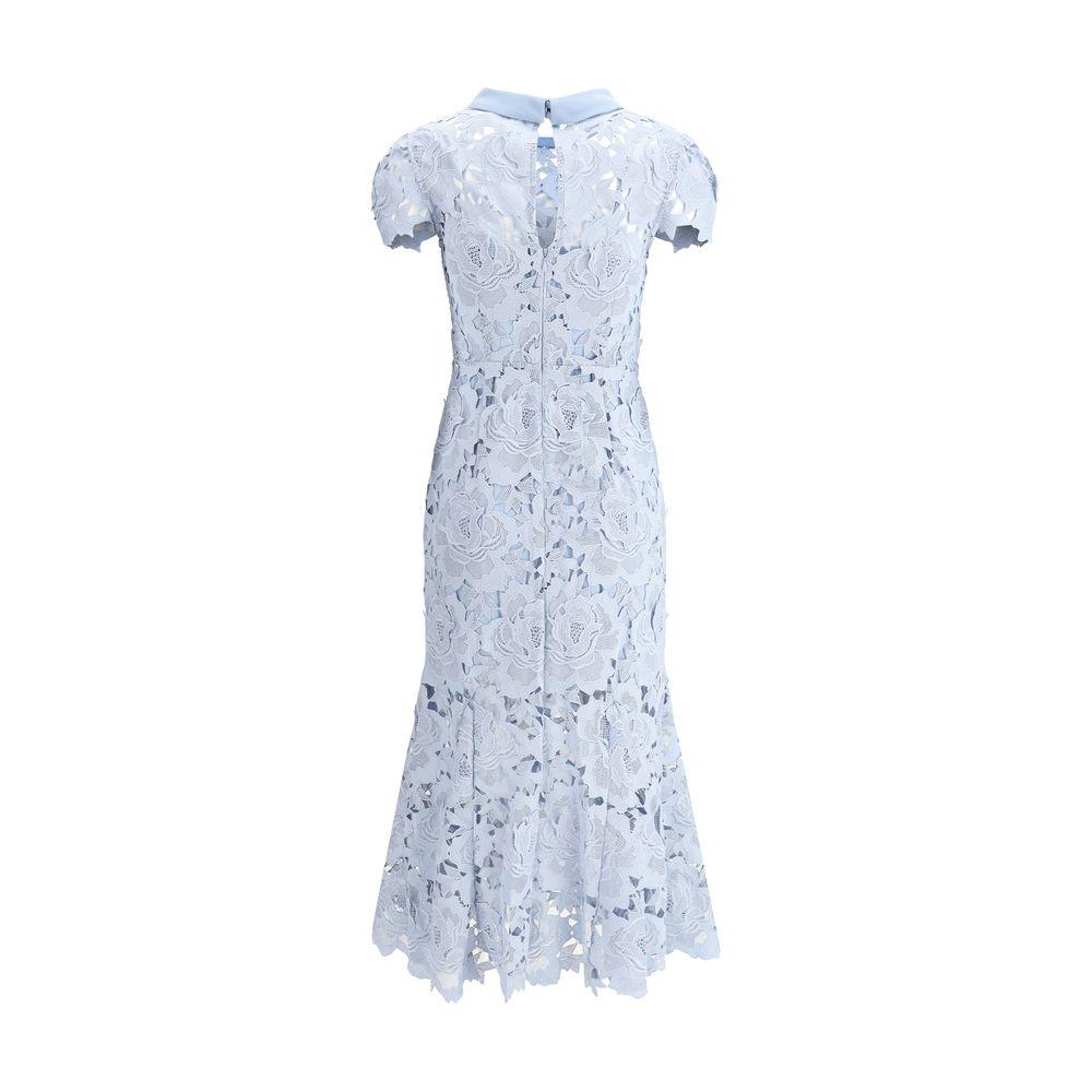 Self-Portrait floral lace Midi Dress - Arichezz.store