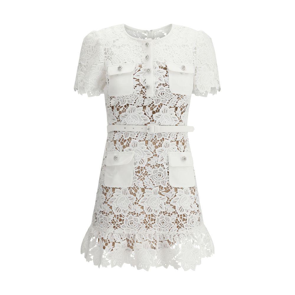 Self-Portrait Lace Mini Dress - Arichezz.store