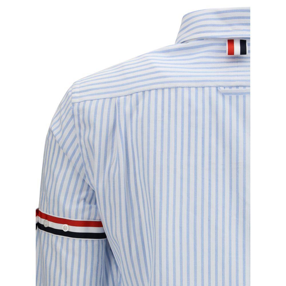 Thom Browne Striped Shirt with colored bands - Arichezz.store