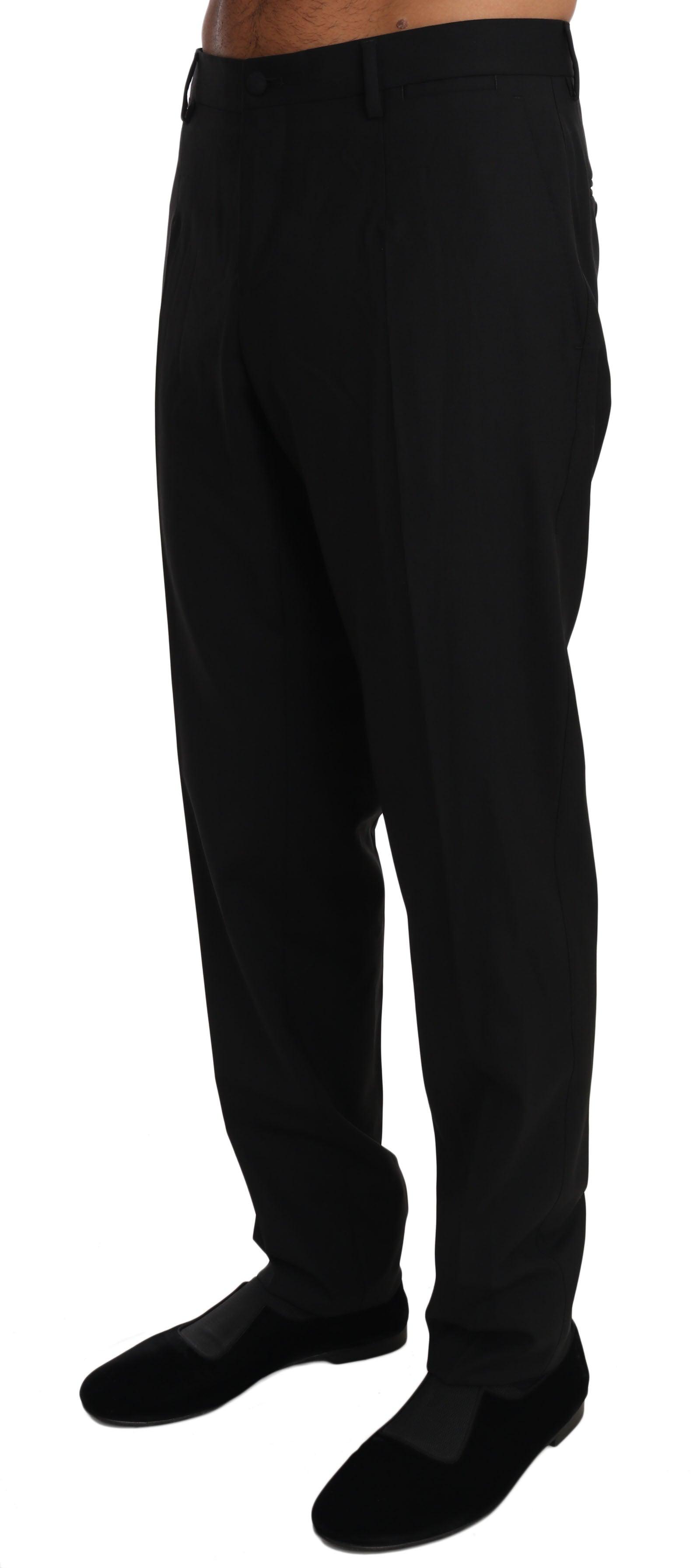 Dolce & Gabbana Elegant Formal Wool Blend Trousers - Arichezz.store