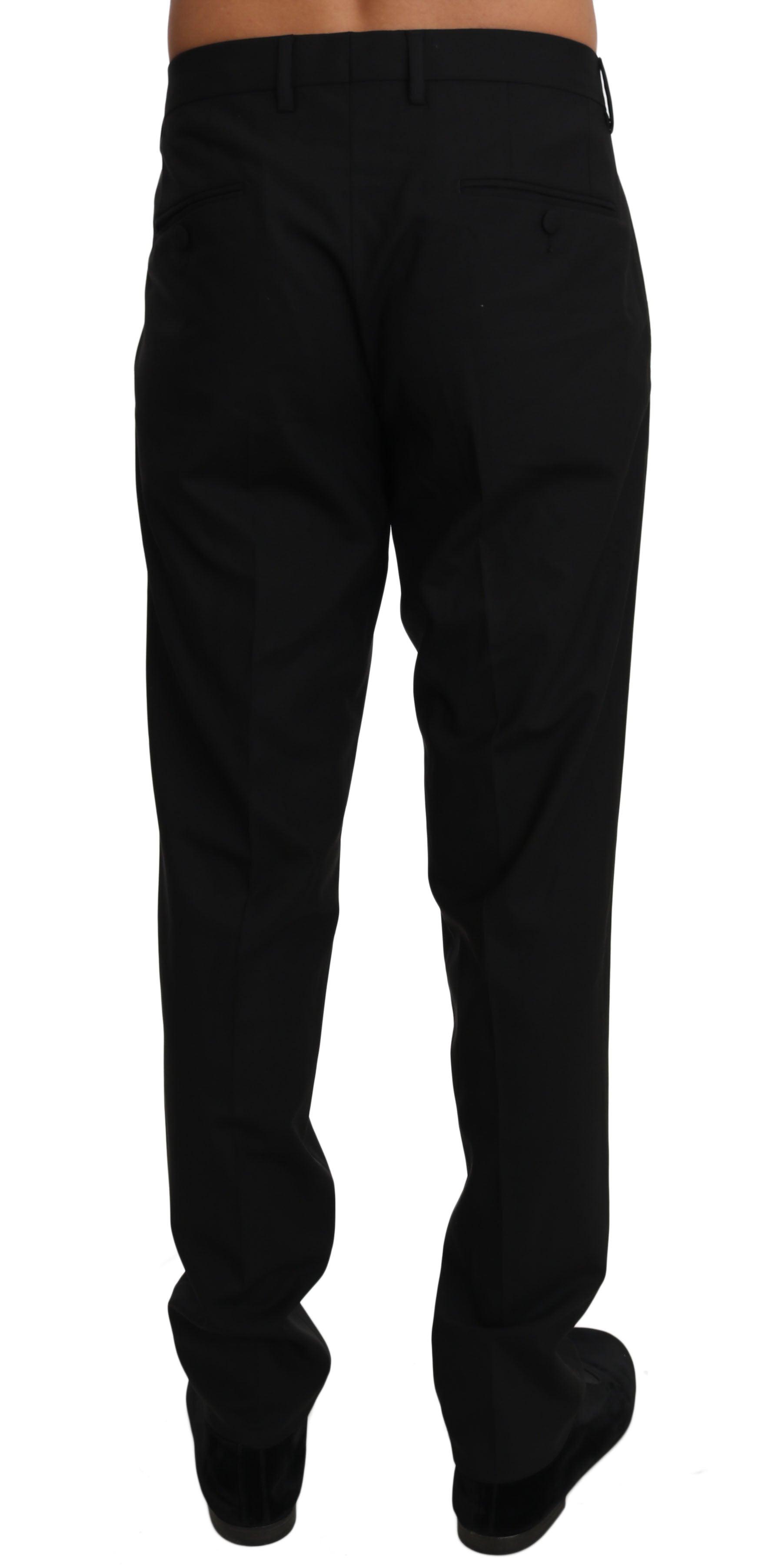 Dolce & Gabbana Elegant Formal Wool Blend Trousers - Arichezz.store