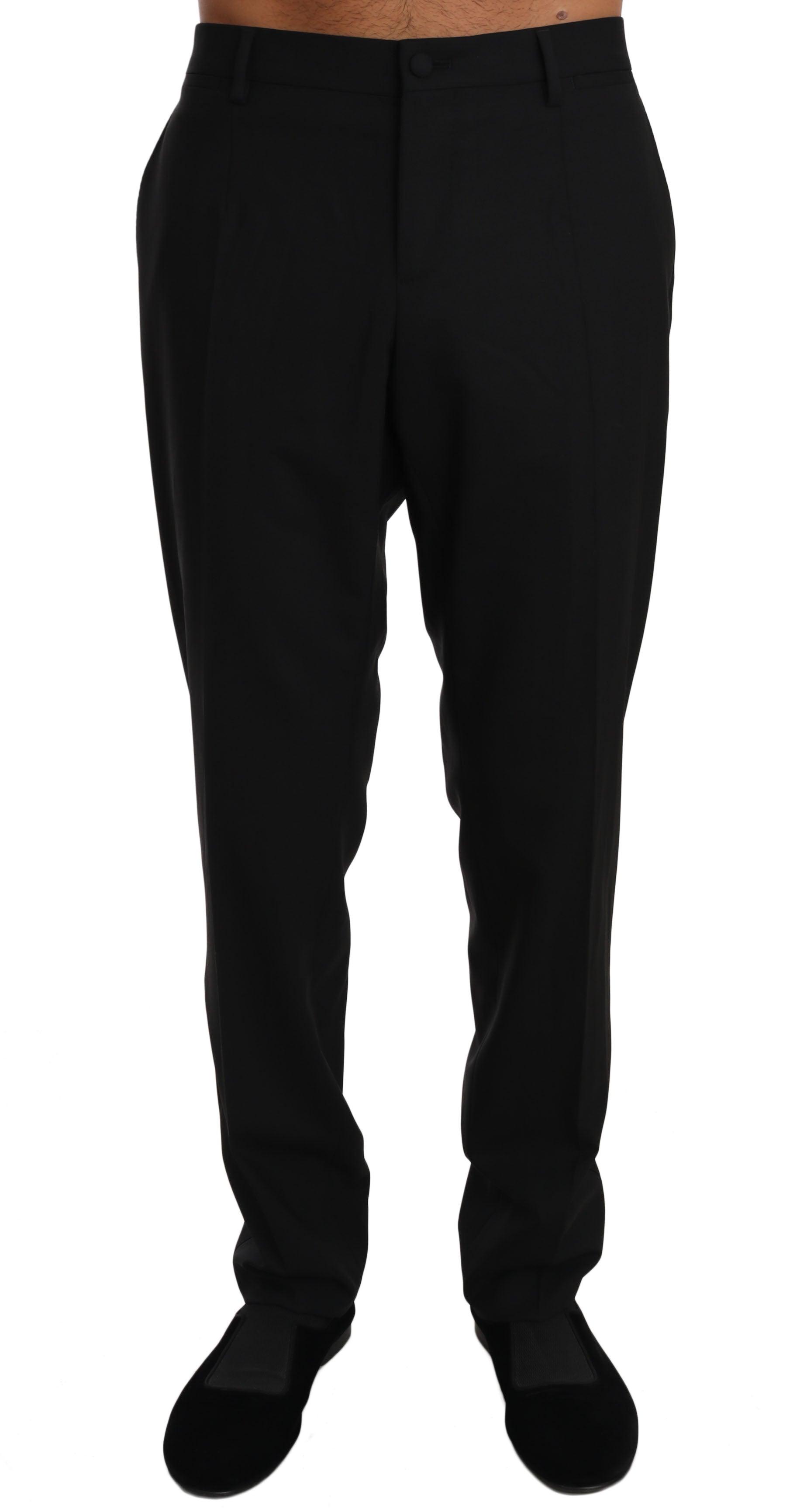 Dolce & Gabbana Elegant Formal Wool Blend Trousers - Arichezz.store