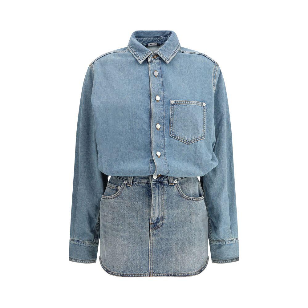 Haikure Tamu denim Dress - Arichezz.store