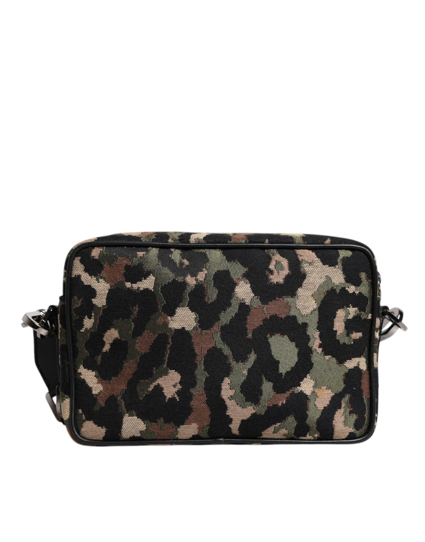 Dolce & Gabbana Multicolor Leopard Jacquard DG Logo Crossbody Bag - Arichezz.store