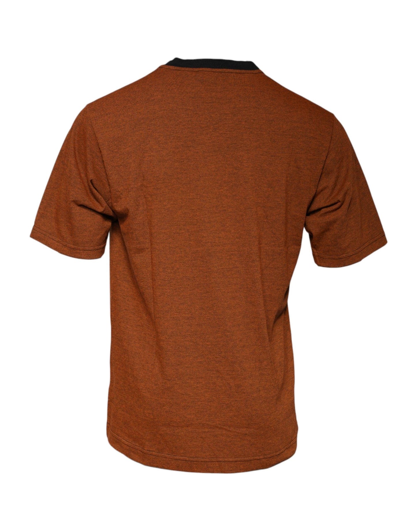 Dolce & Gabbana Brown DG Logo Polyester Crew Neck T-shirt - Arichezz.store