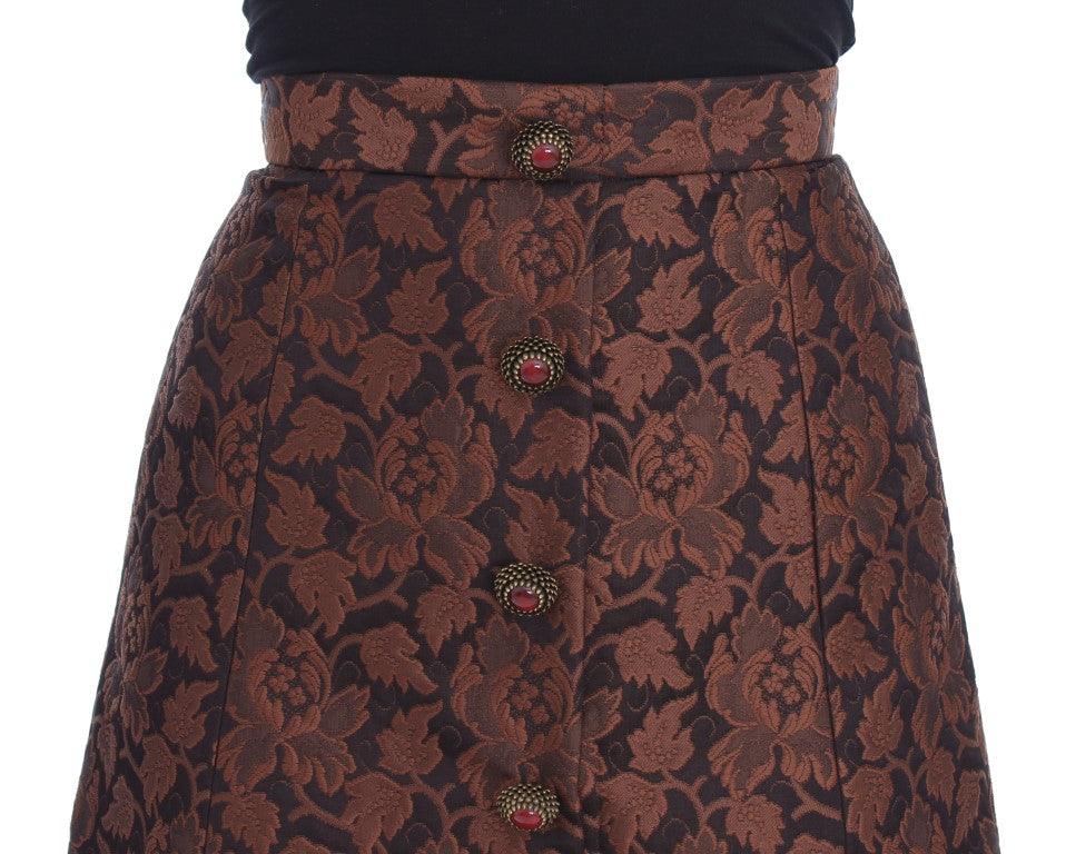 Dolce & Gabbana Elegant Brocade Bubble Skirt - Arichezz.store