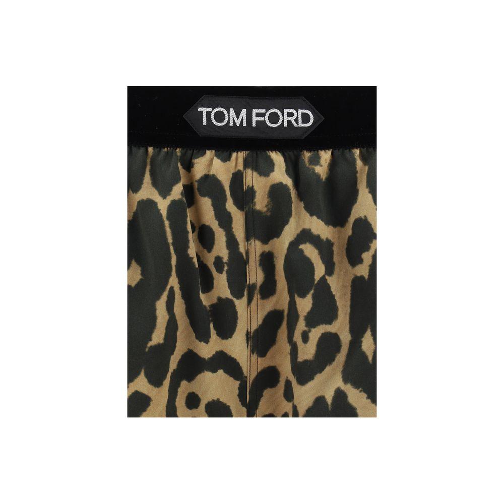 Tom Ford Leopard stretch Shorts - Arichezz.store