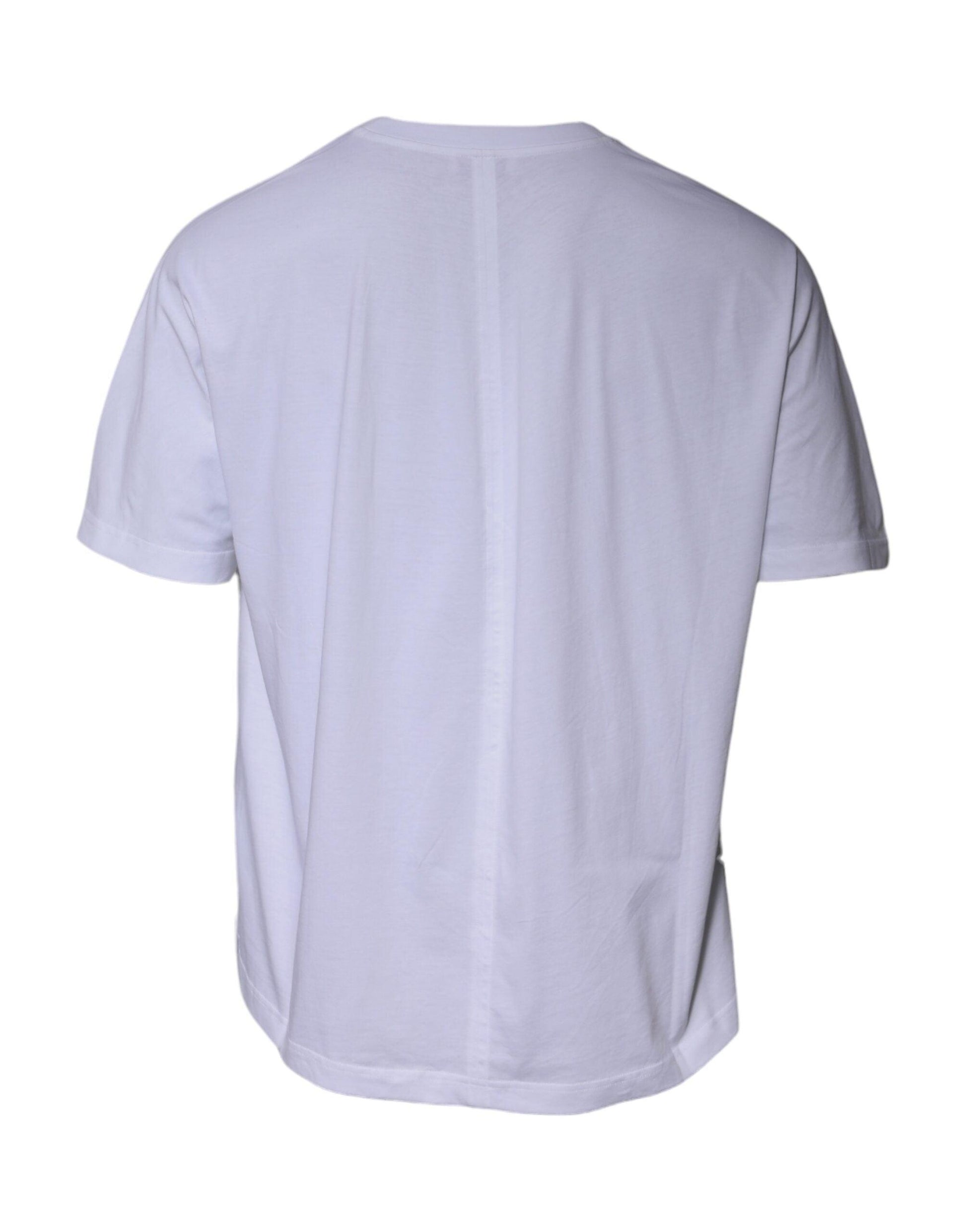 Balenciaga White Logo Cotton Crew Neck Short Sleeves T-shirt - Arichezz.store