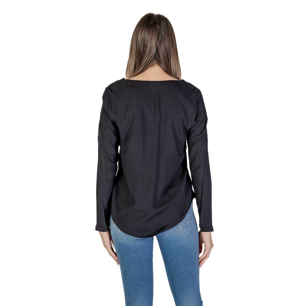 Street One Black Viscose Sweater - Arichezz.store