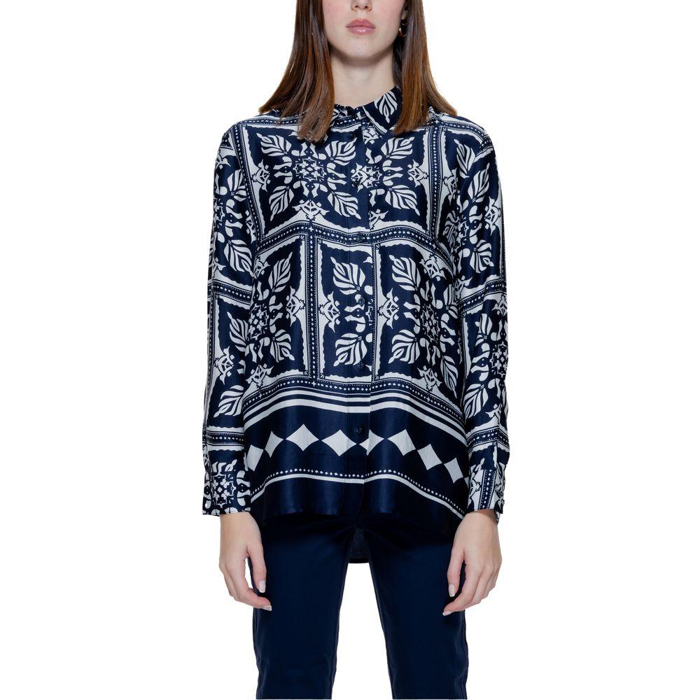 Street One Blue Viscose Sweater - Arichezz.store