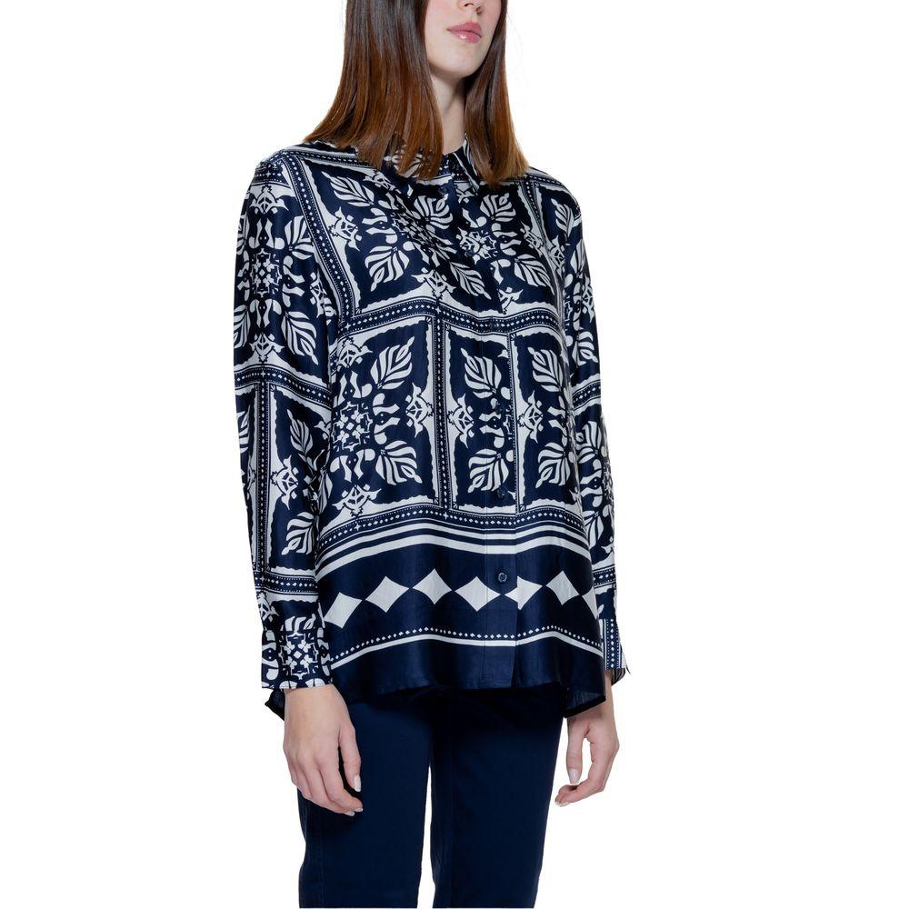 Street One Blue Viscose Sweater - Arichezz.store